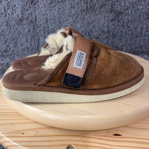 Suicoke Women's Brown Shearling Slippers